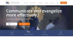 Desktop Screenshot of ecatholic.com
