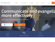 Tablet Screenshot of ecatholic.com